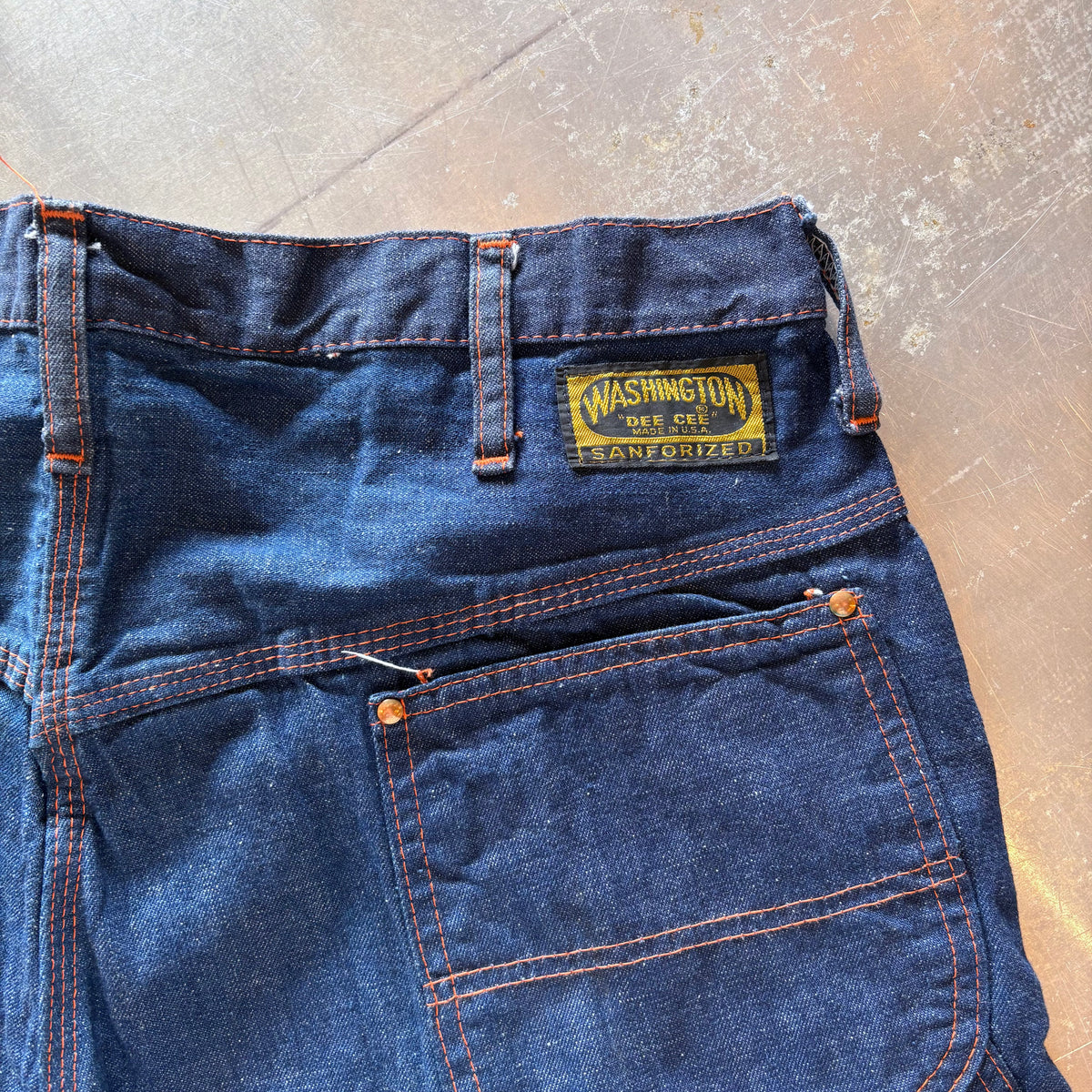 60's WASHINGTON DEE CEE denim painter pants