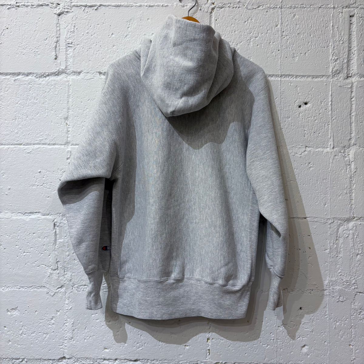 90's Champion Reverse Weave parka "HARVARD" (L/ water print)