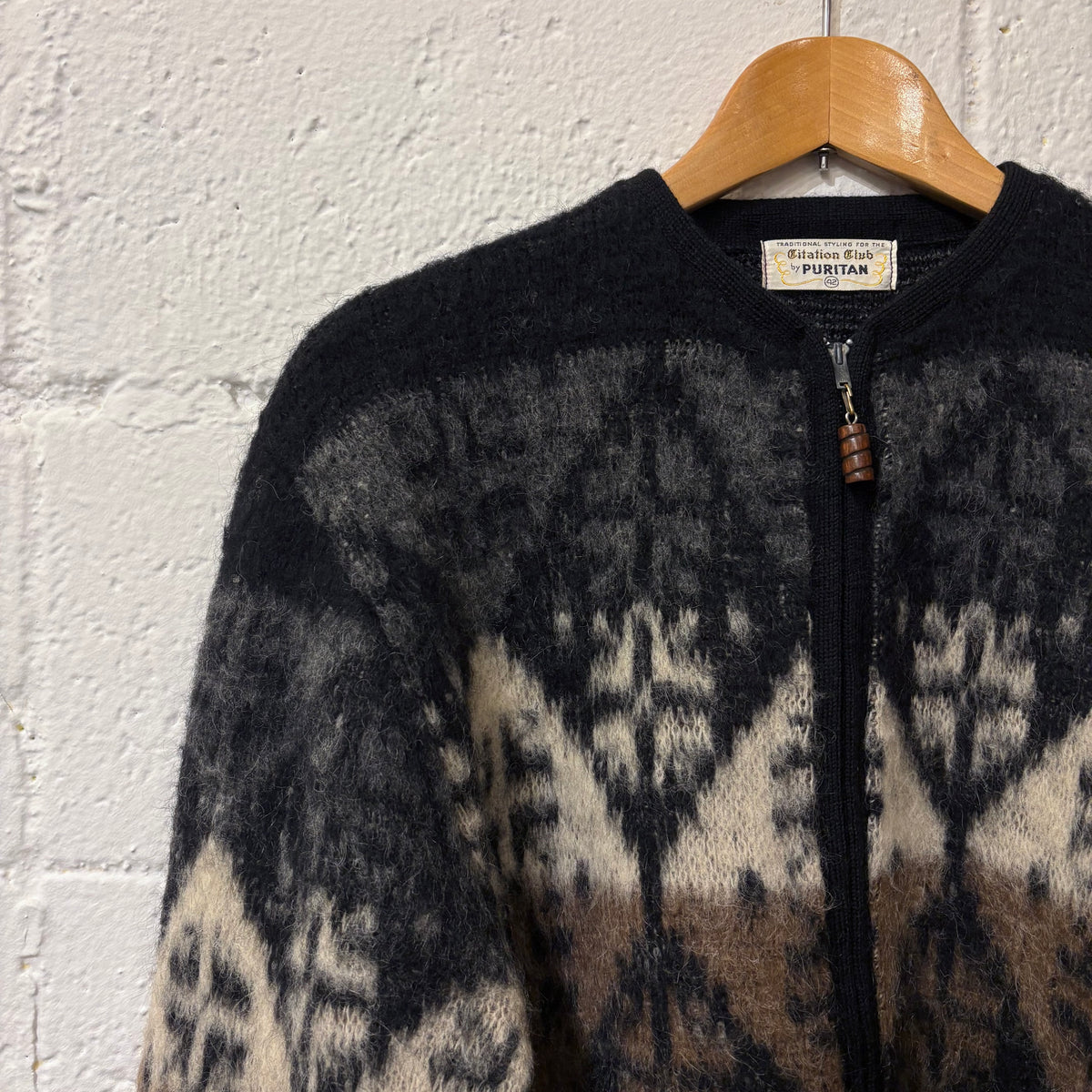 60's Puritan mohair cardigan (42/ mint condition)