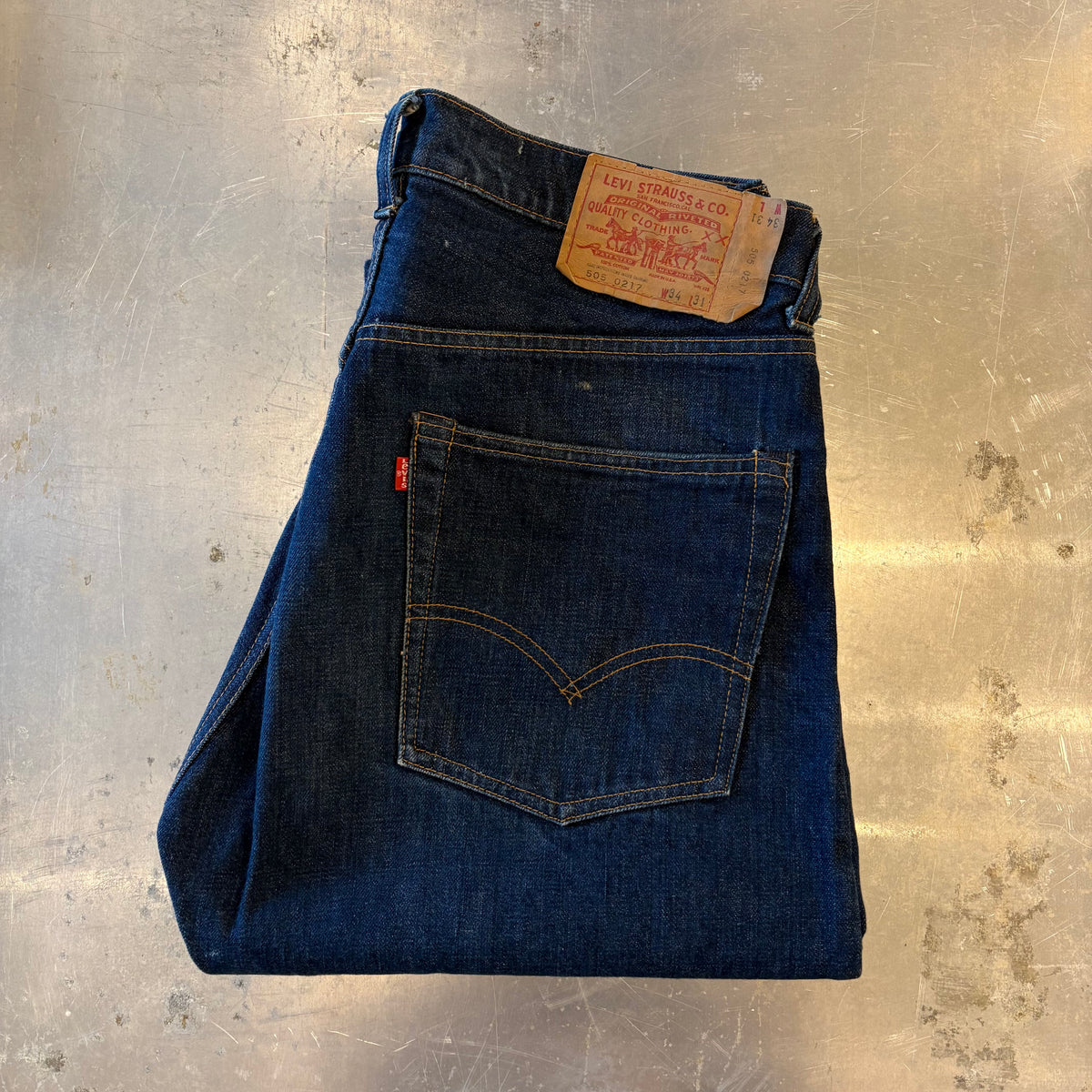 70's Levi's 505 single stitch (W34 L31/ dark)