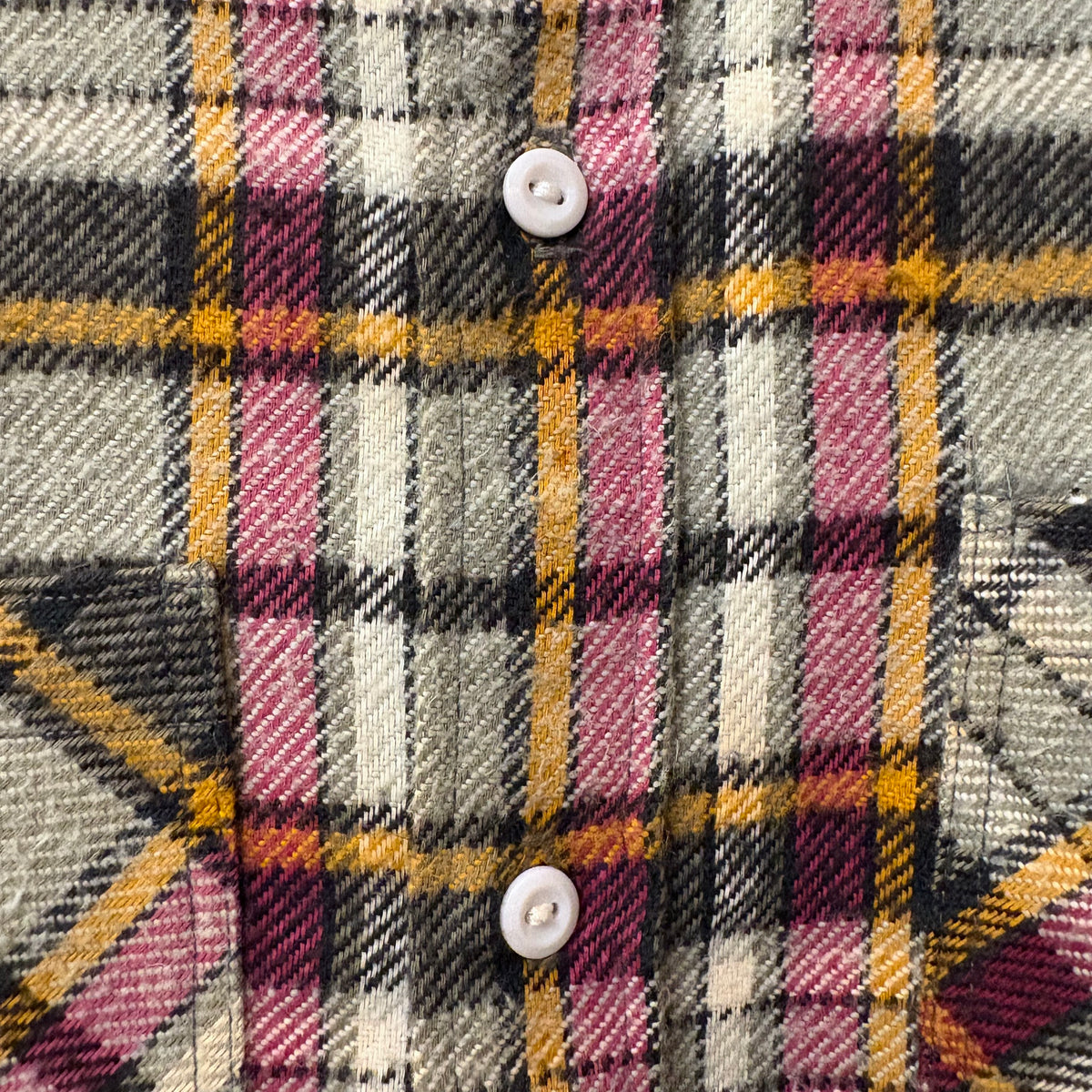 N.O.S. 70's BIG MAC cotton flannel shirt (size L Tall)