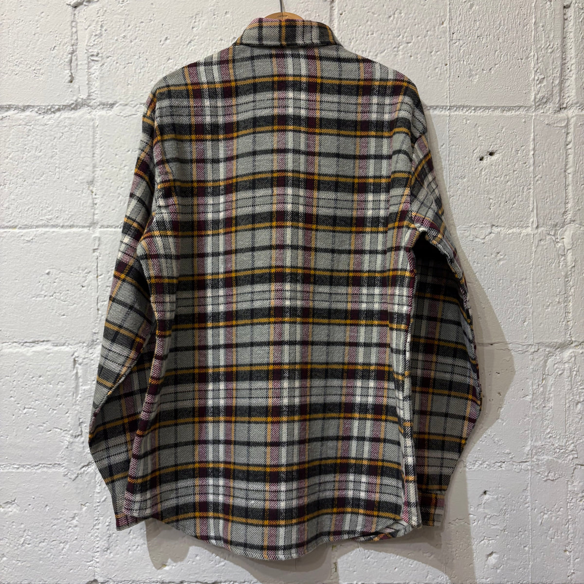 N.O.S. 70's BIG MAC cotton flannel shirt (size L Tall)