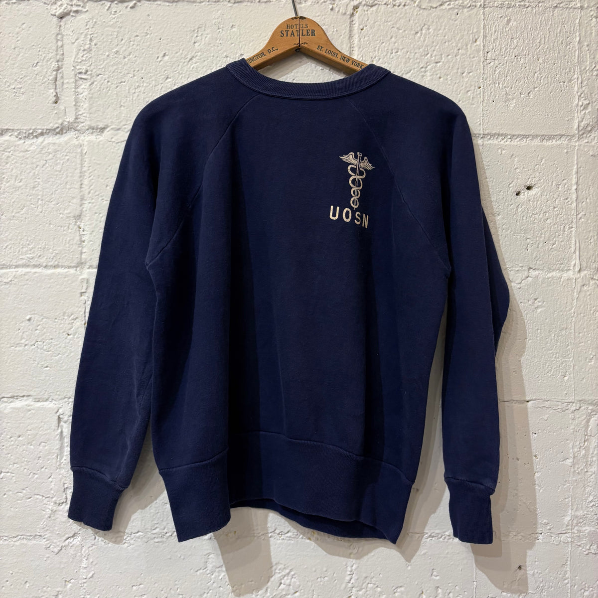 60's Healthknit sweat shirt ”UOSN" (size XL 46-48)