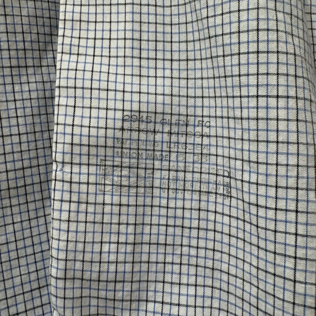 ~60's Arrow tattersall dress shirt (size 15-33)