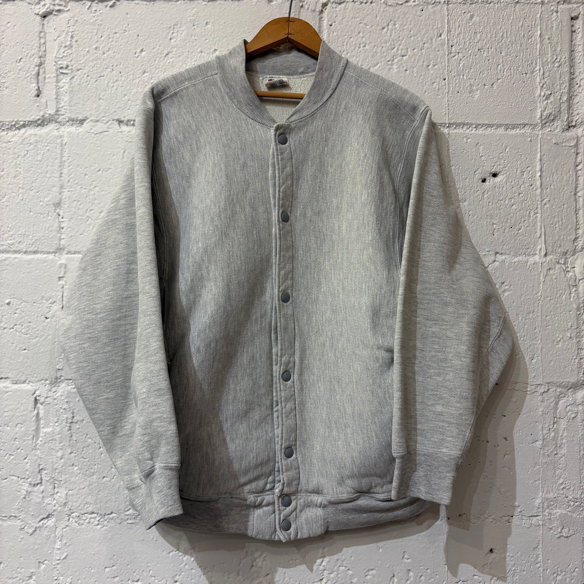 80's Champion Reverse Weave Snap Cardigan (size M)
