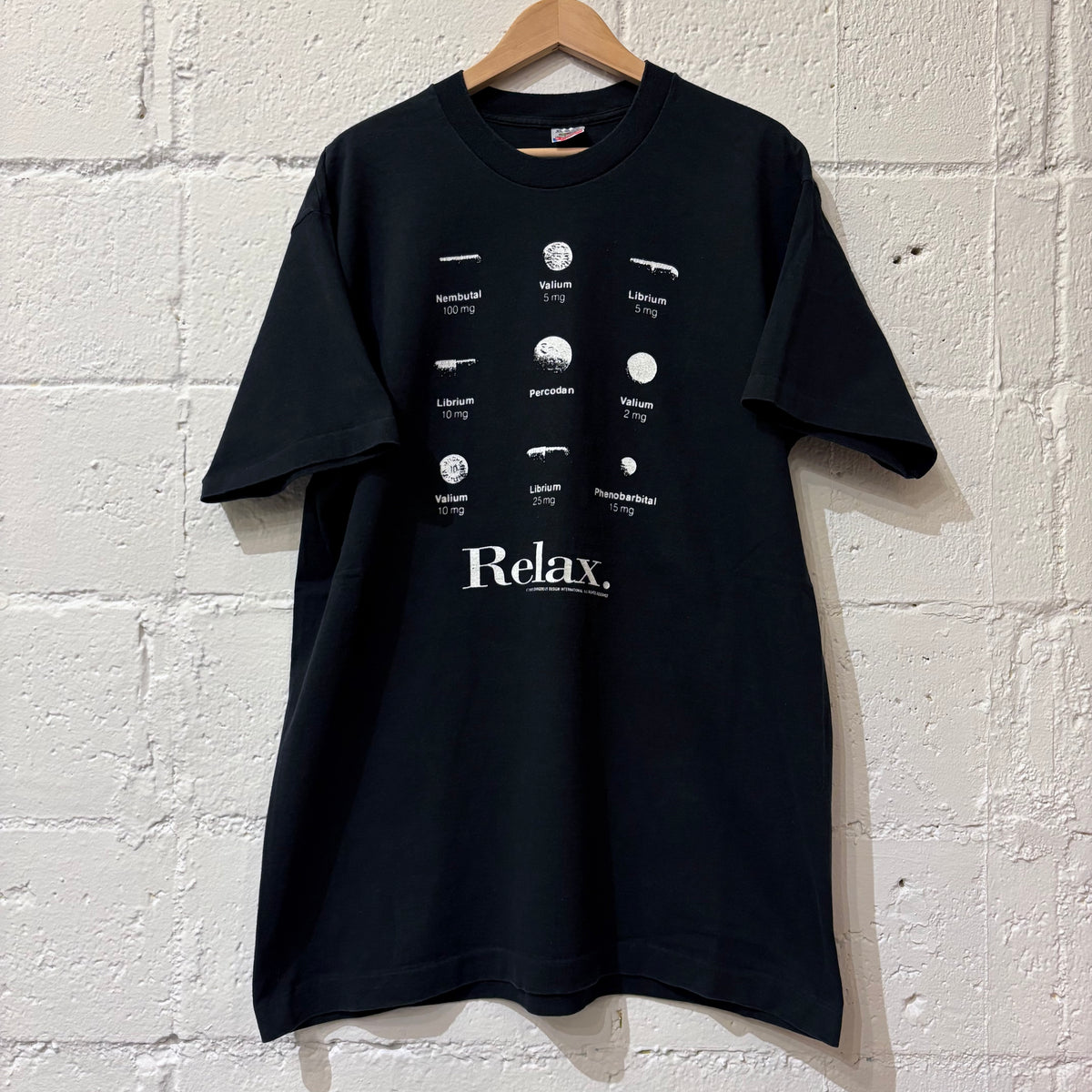 90's "Relax." T-shirt (size XL)
