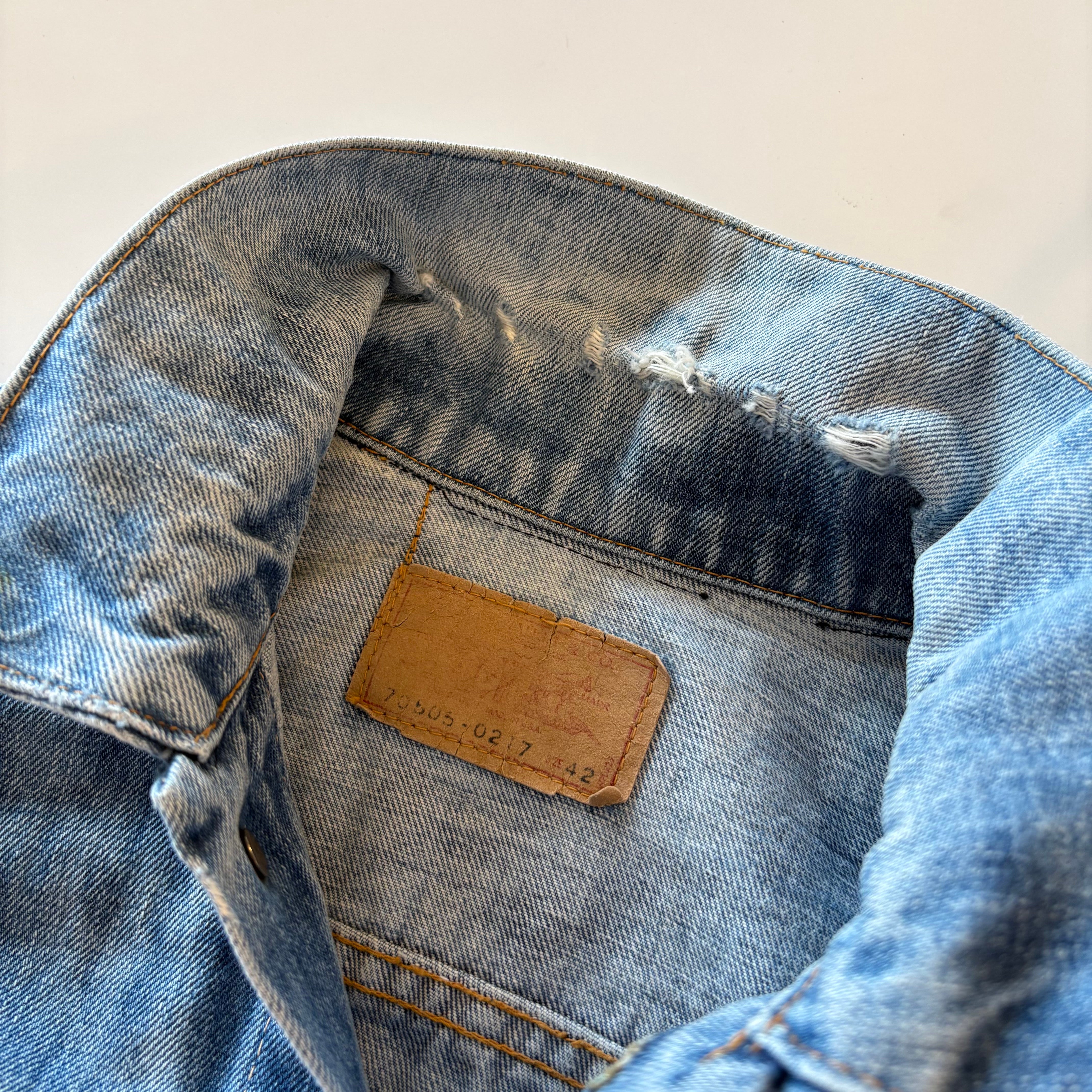 60's Levi's 70505-0217 early model "breach"
