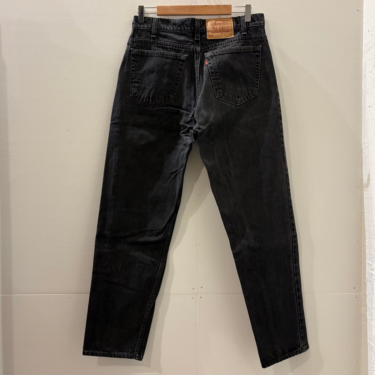 90's Levi's 550 black made in USA (W34 L30)