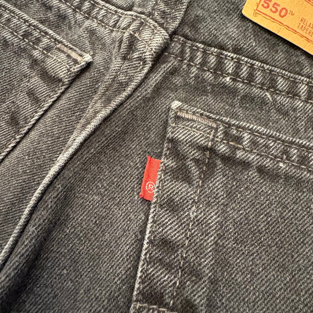90's Levi's 550 black made in USA (W34 L30)