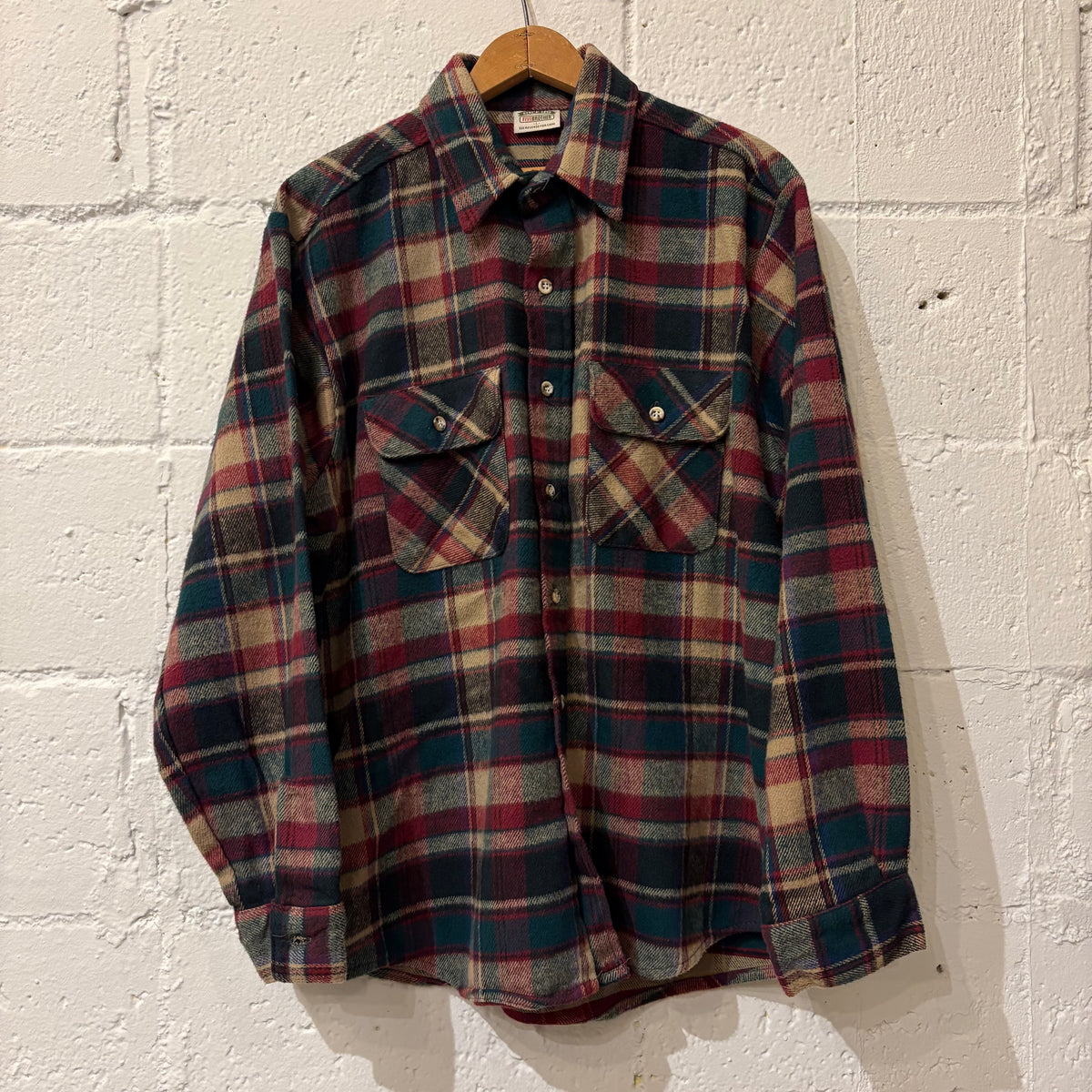 90's Five Brother cotton flannel shirt (never worn)