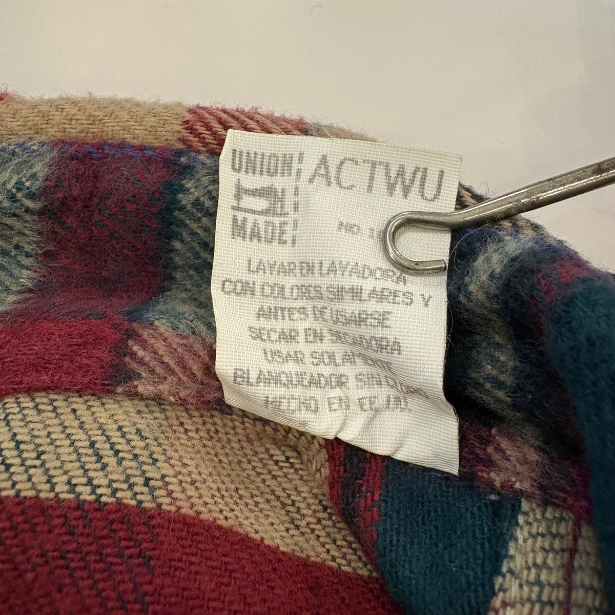 90's Five Brother cotton flannel shirt (never worn)