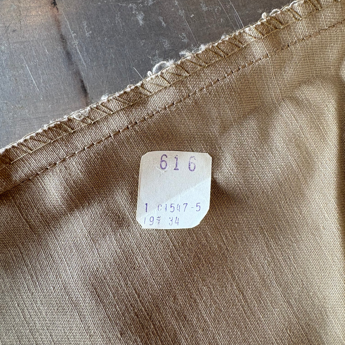 N.O.S. 60's Creighton khaki pants "MERCURY"
