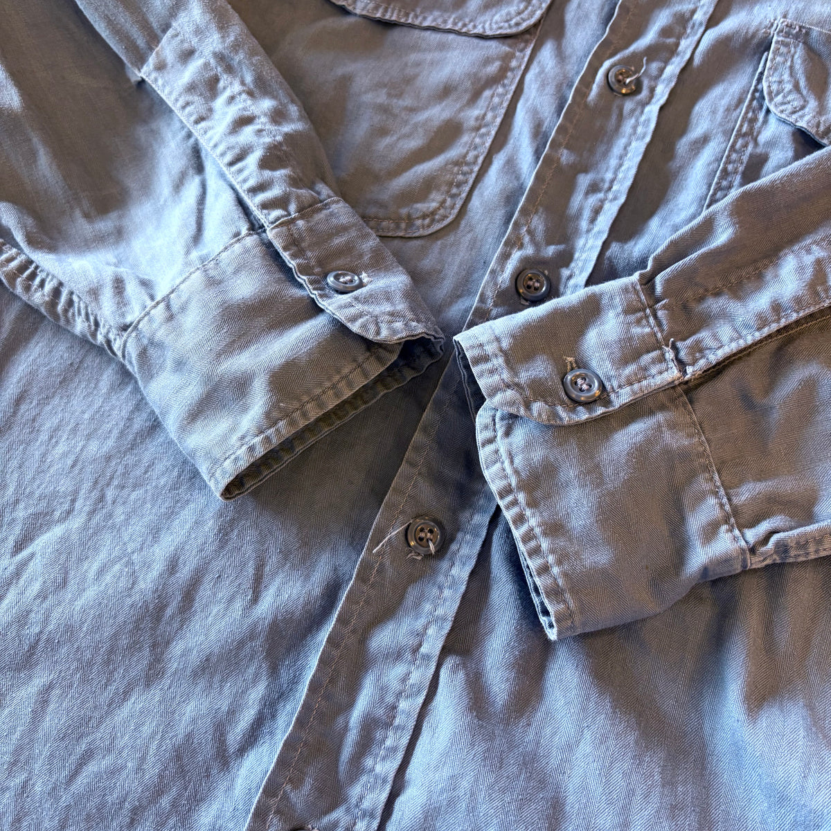 50's Unitog HBT work shirt w/ embroidery & patch