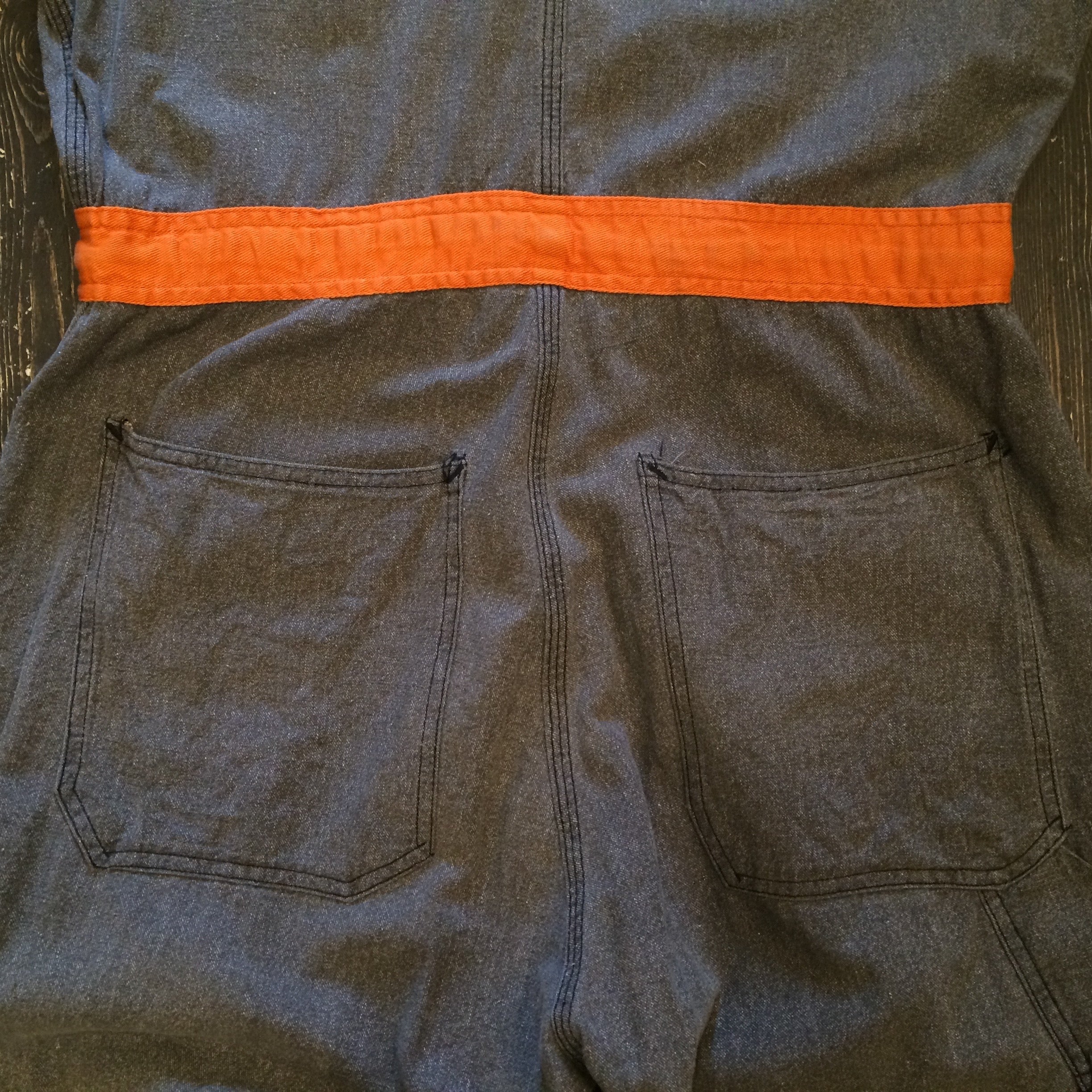 50's TIMKEN black chambray overall