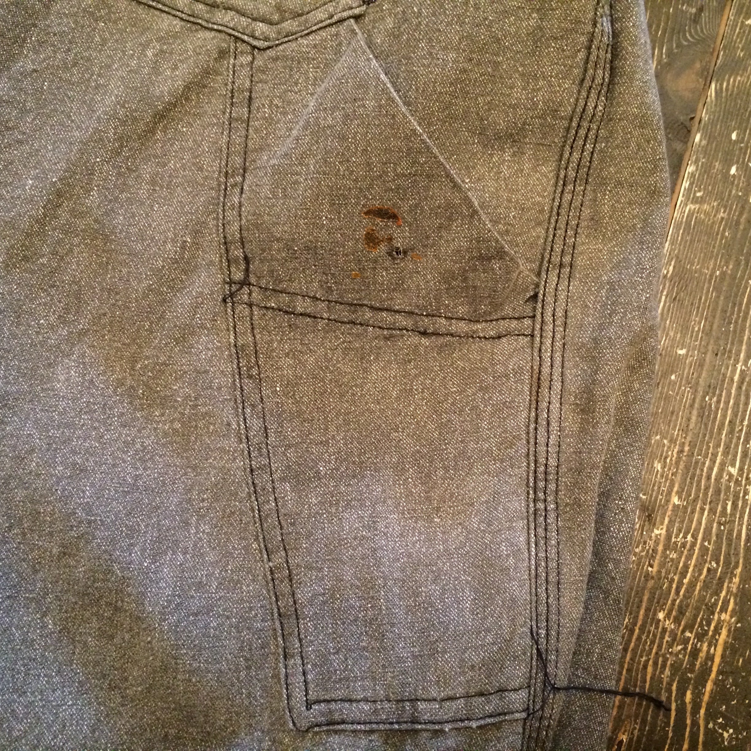 50's TIMKEN black chambray overall