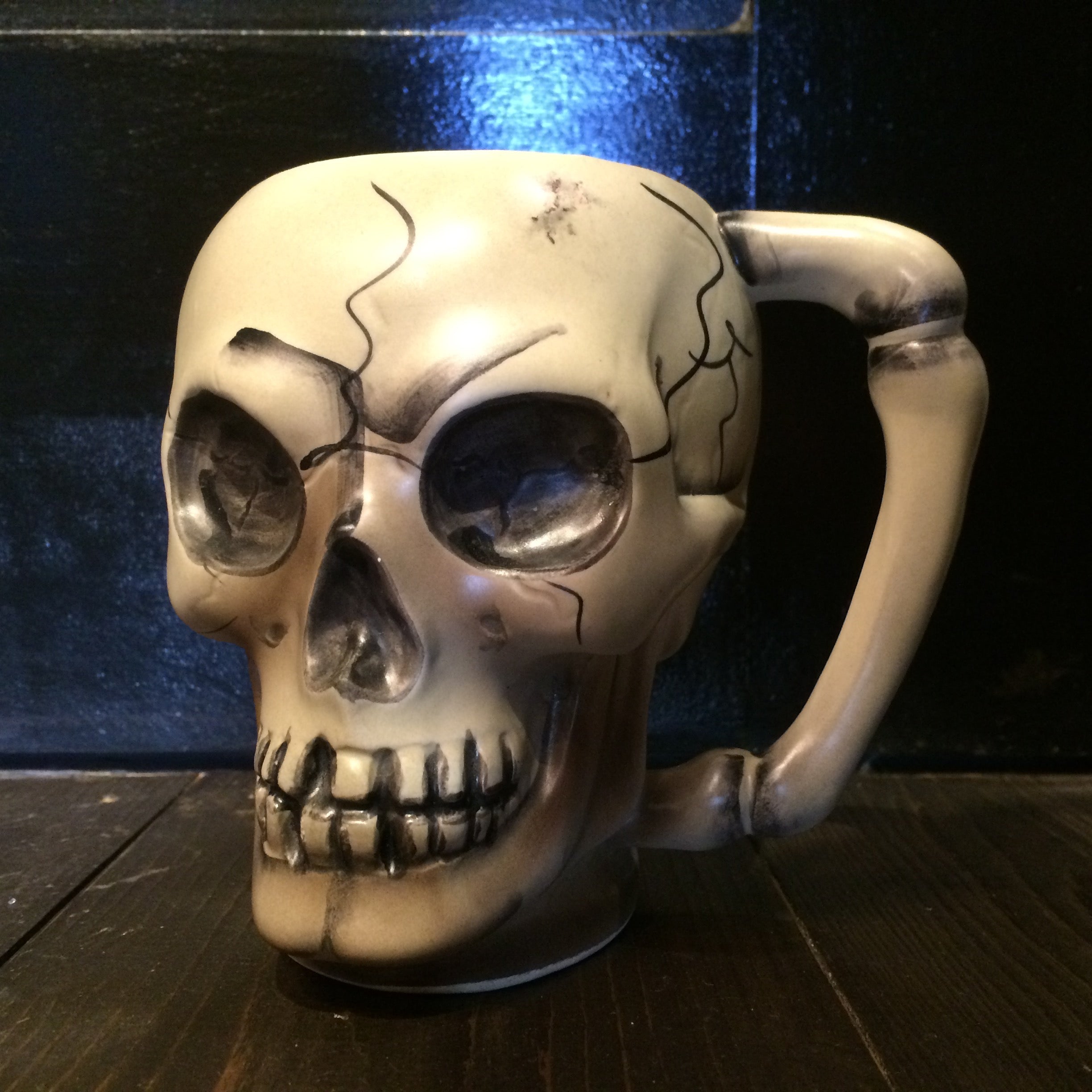 N.O.S. 50's skull mug made in JAPAN