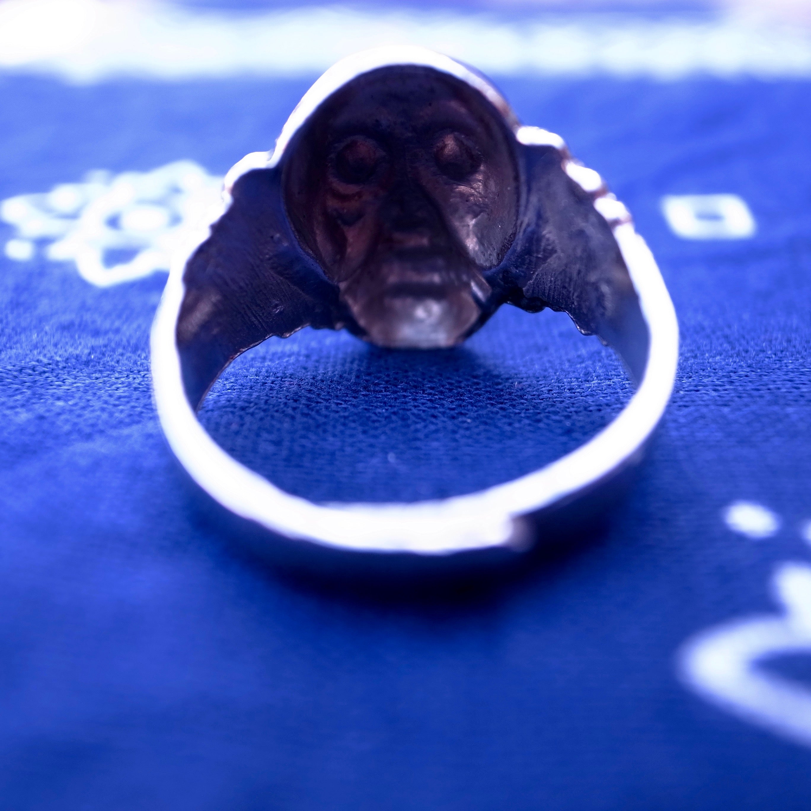 50's skull & crossbones ring made in JAPAN