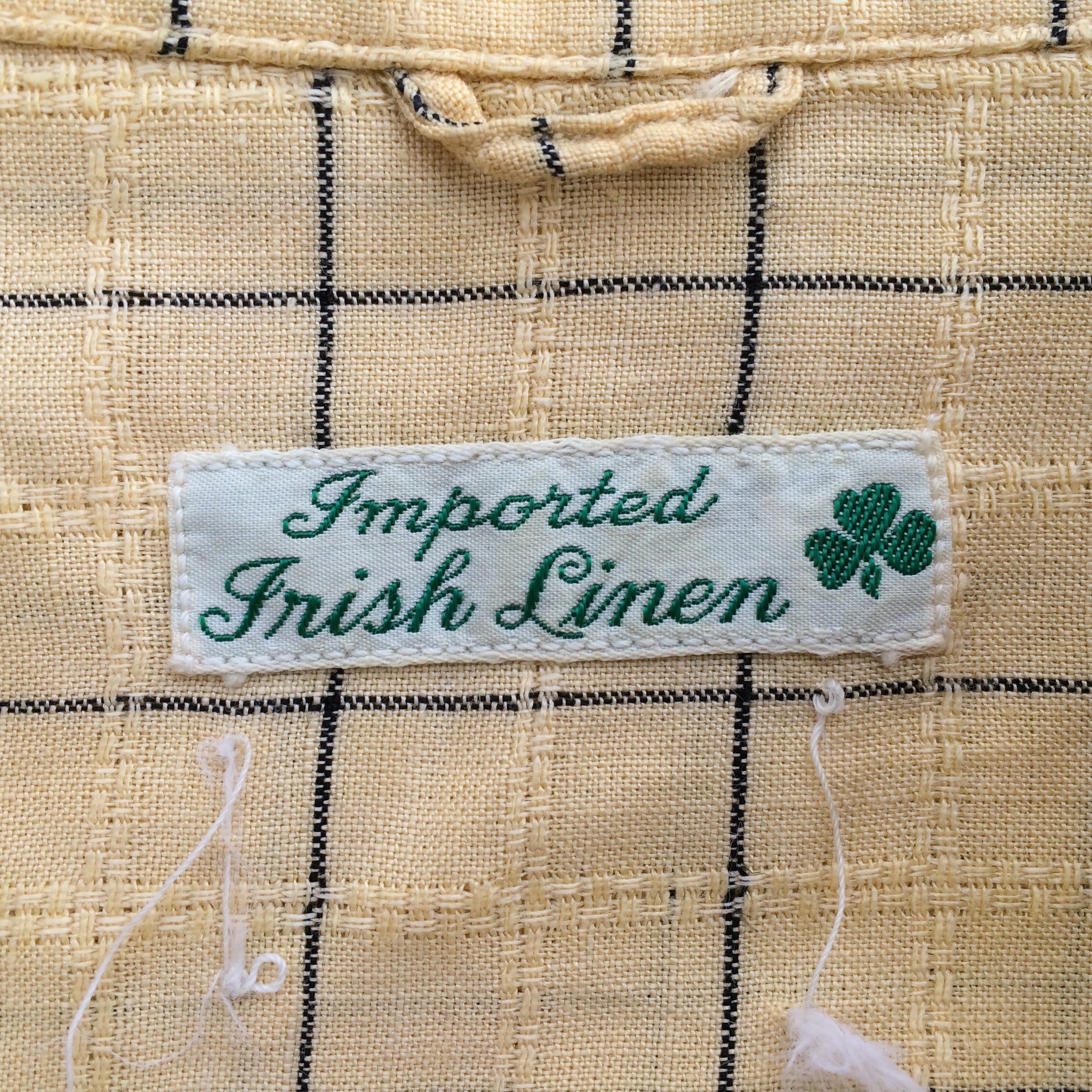 60's Irish linen shirt