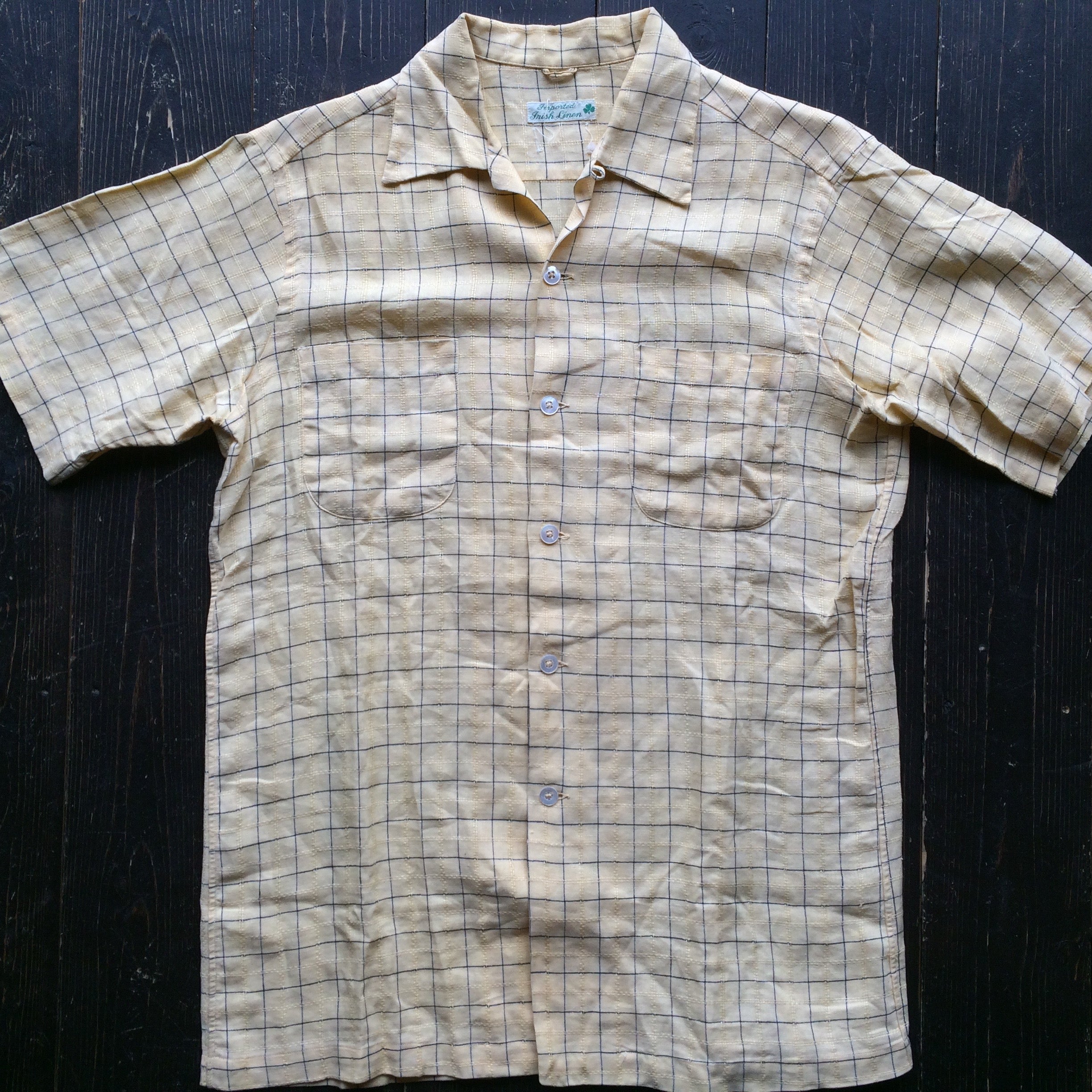 60's Irish linen shirt