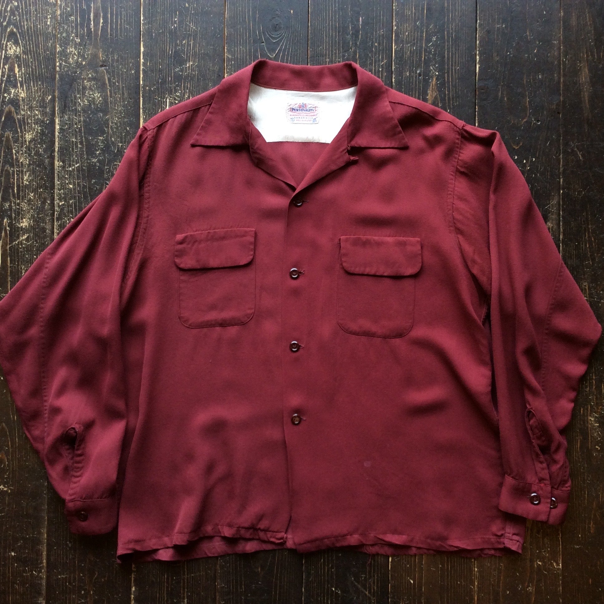 50's "Personality" open-collared shirt