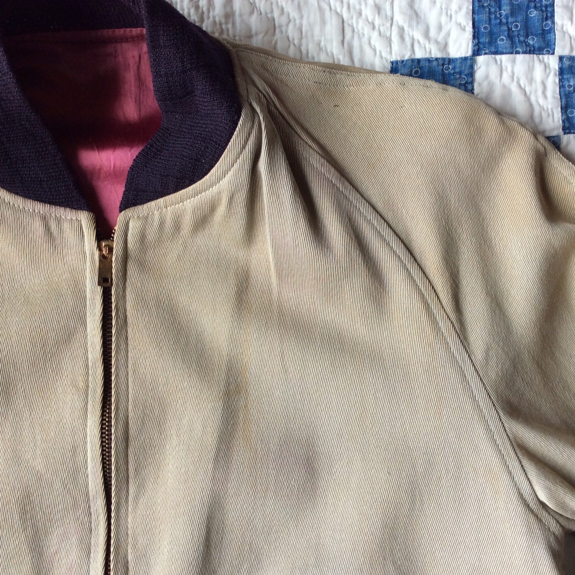 50's USS reversible souvenir jacket