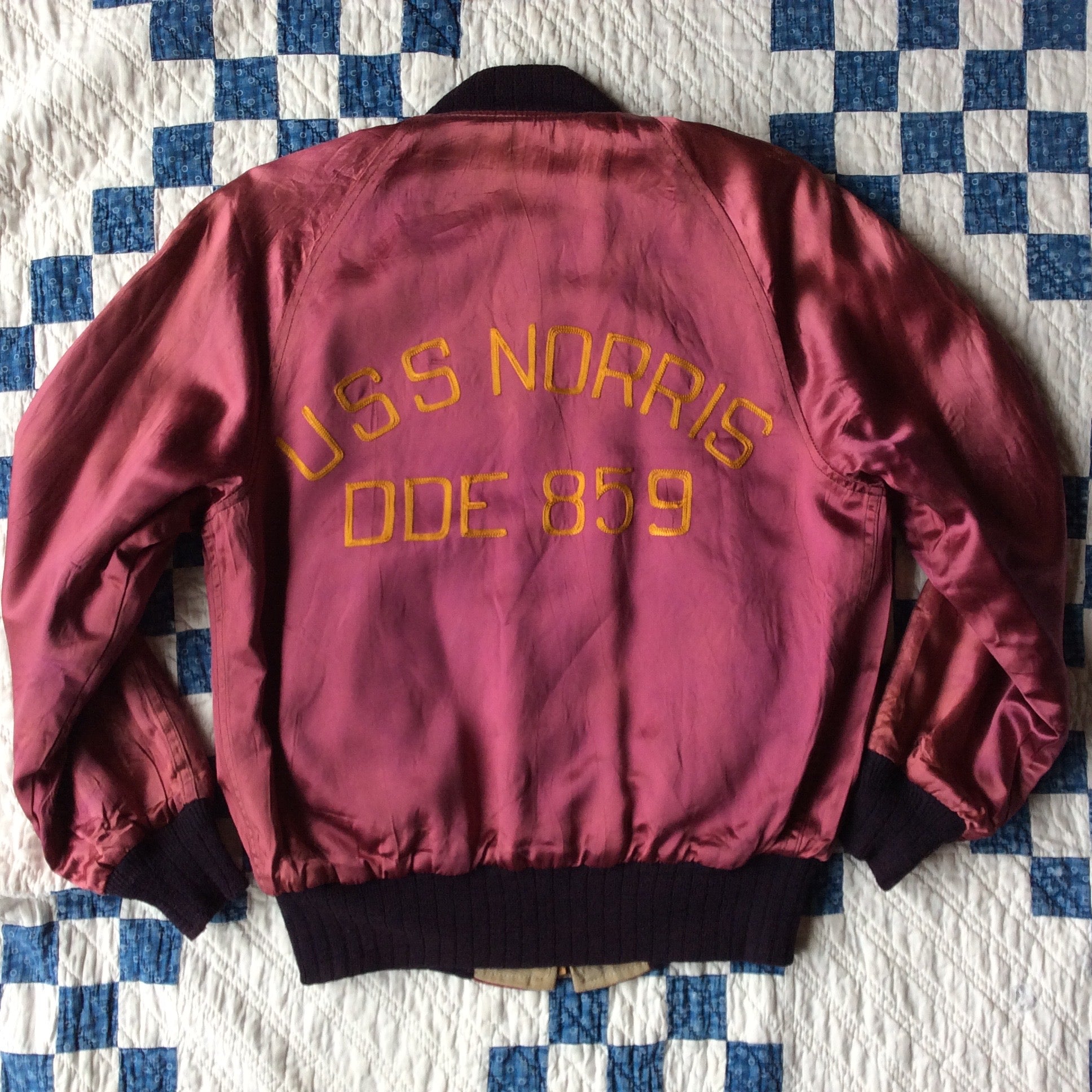 50's USS reversible souvenir jacket