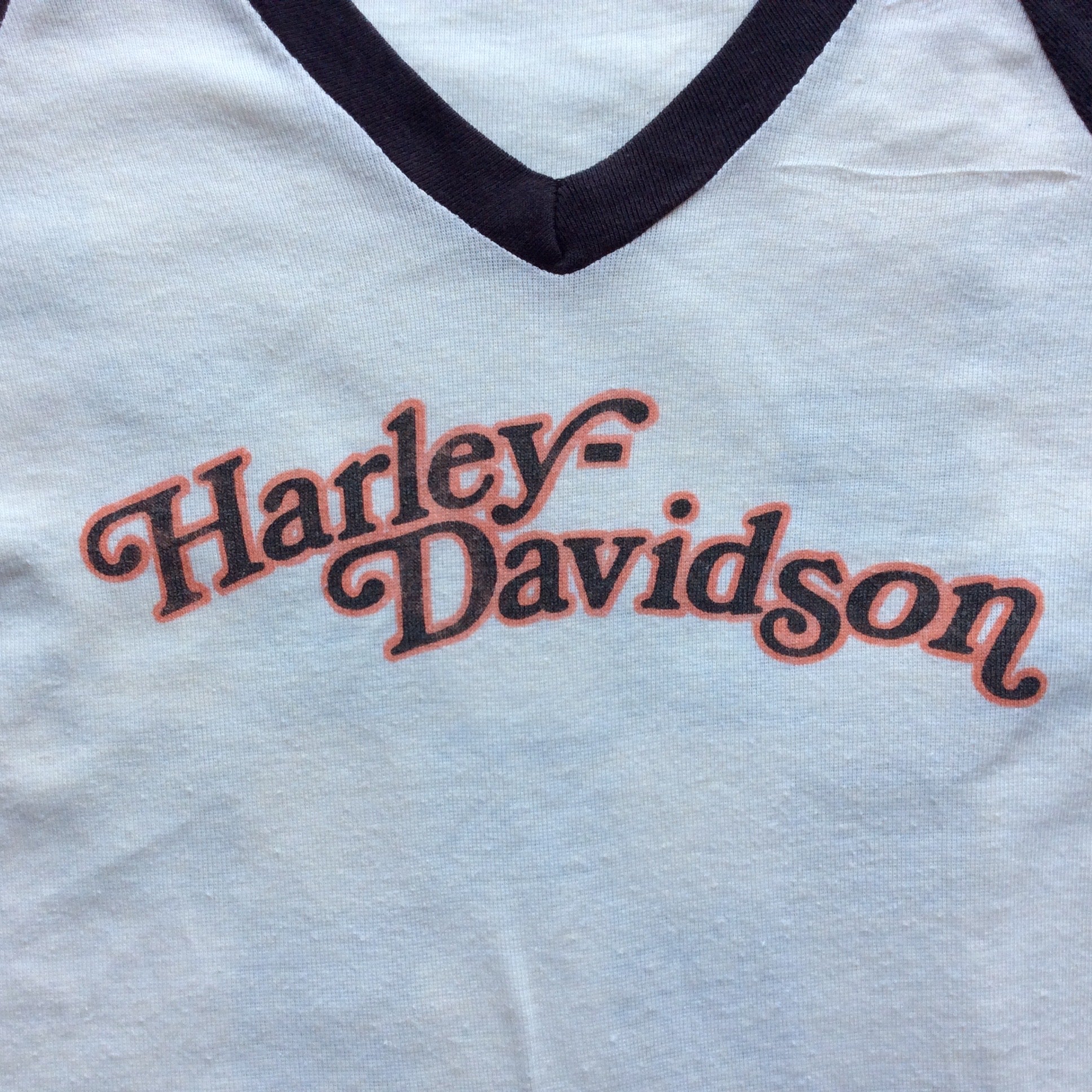80's THE KNiTS T-shirt "Harley Davidson"