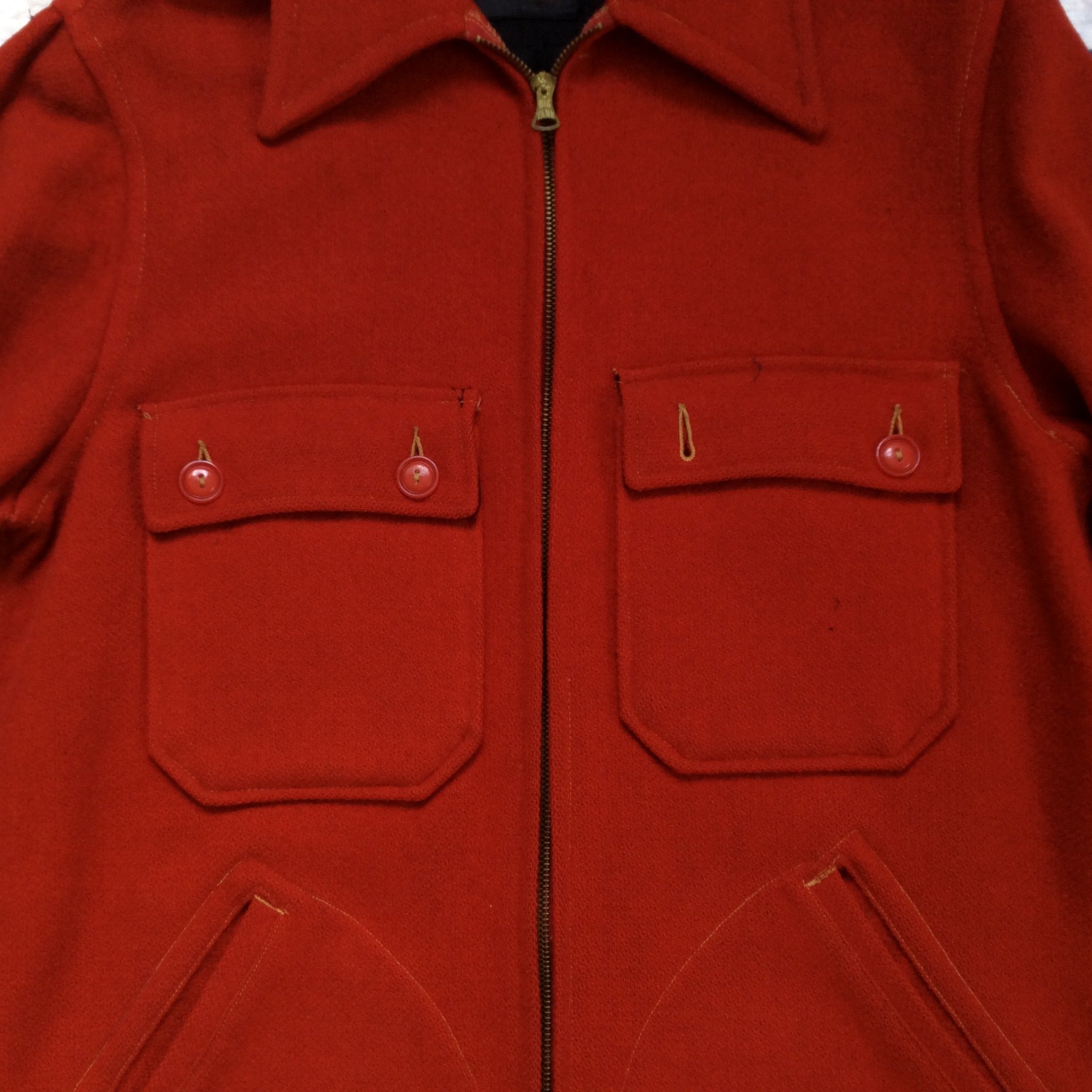 ~50's BIG YANK wool jacket with YANK zipper