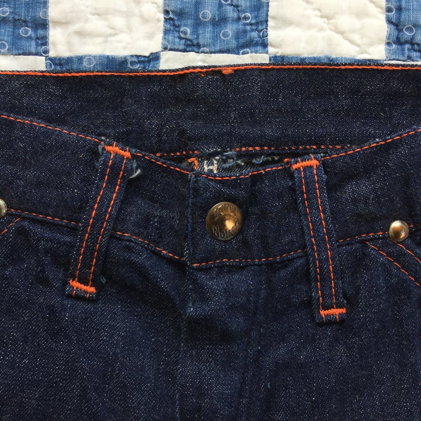 50's~ "Union Made" denim painter pants