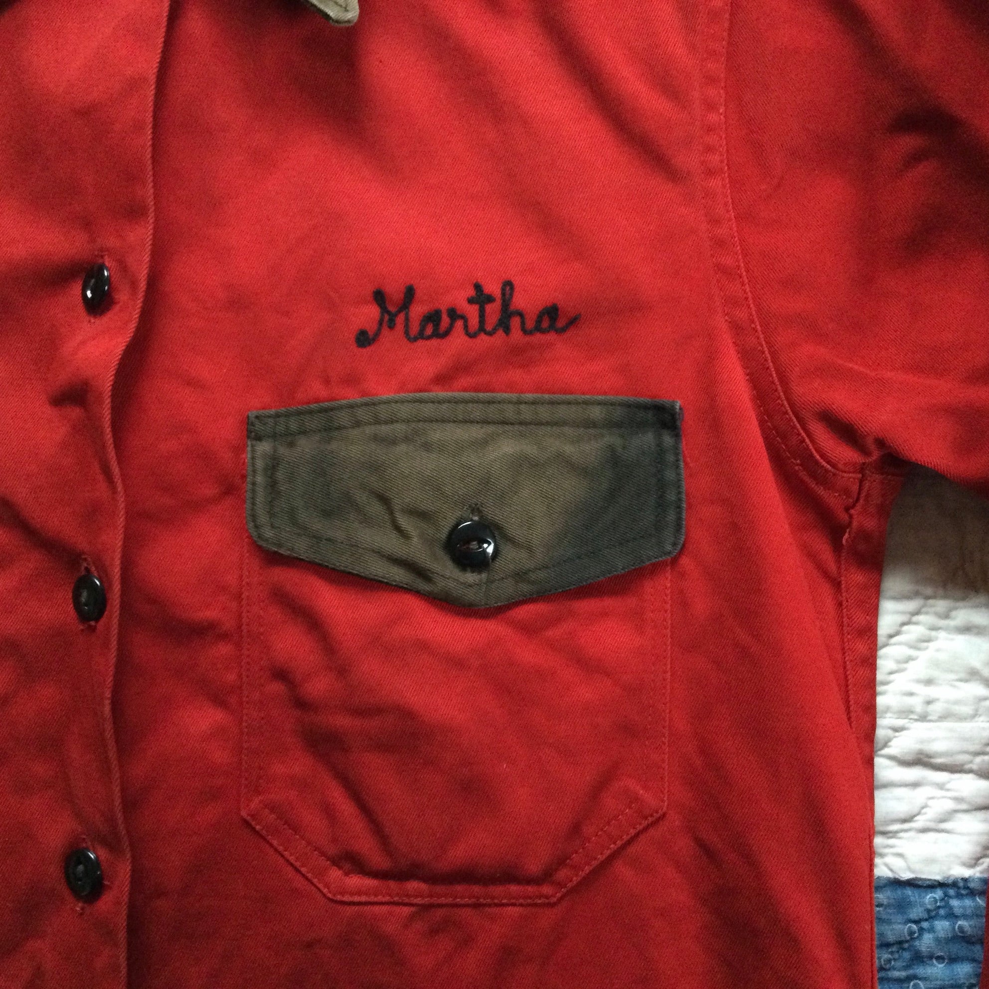 50's MC club chain stitched shirt
