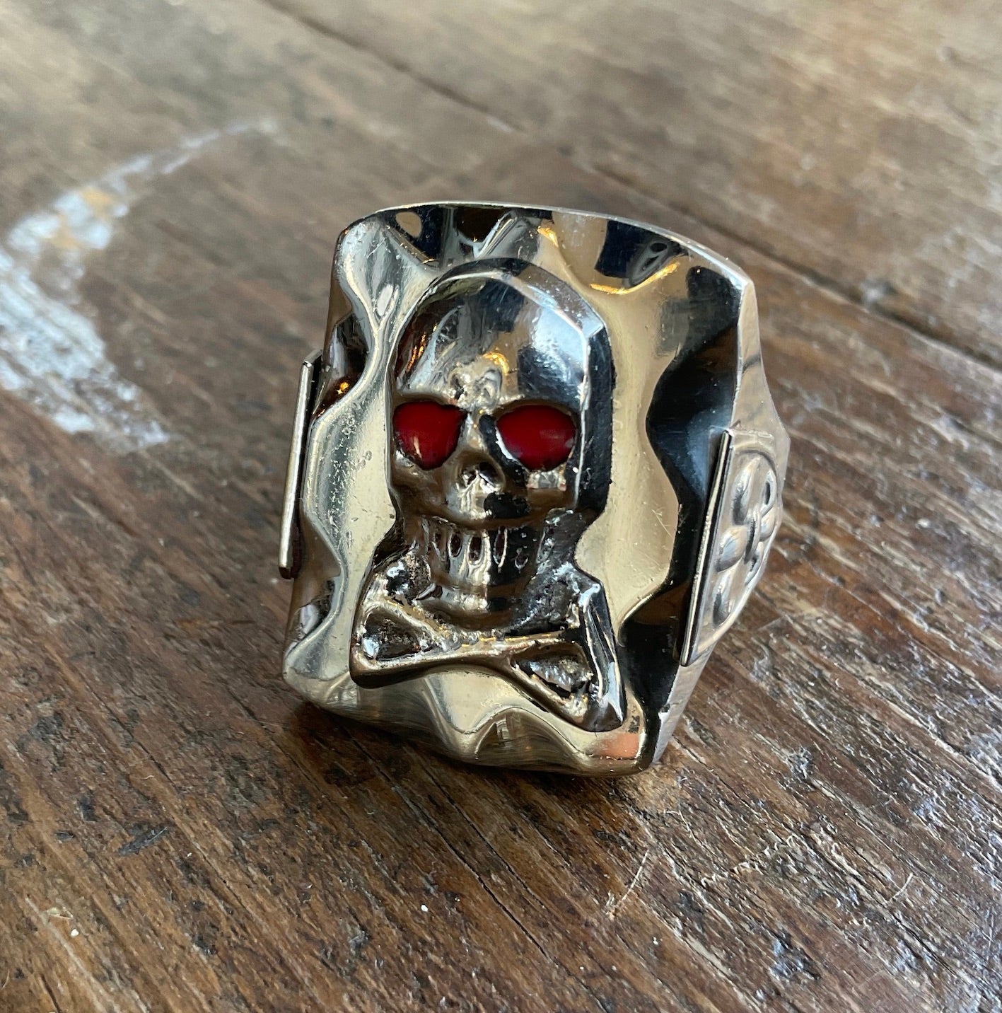 50's~ skull & crossbones Mexican ring