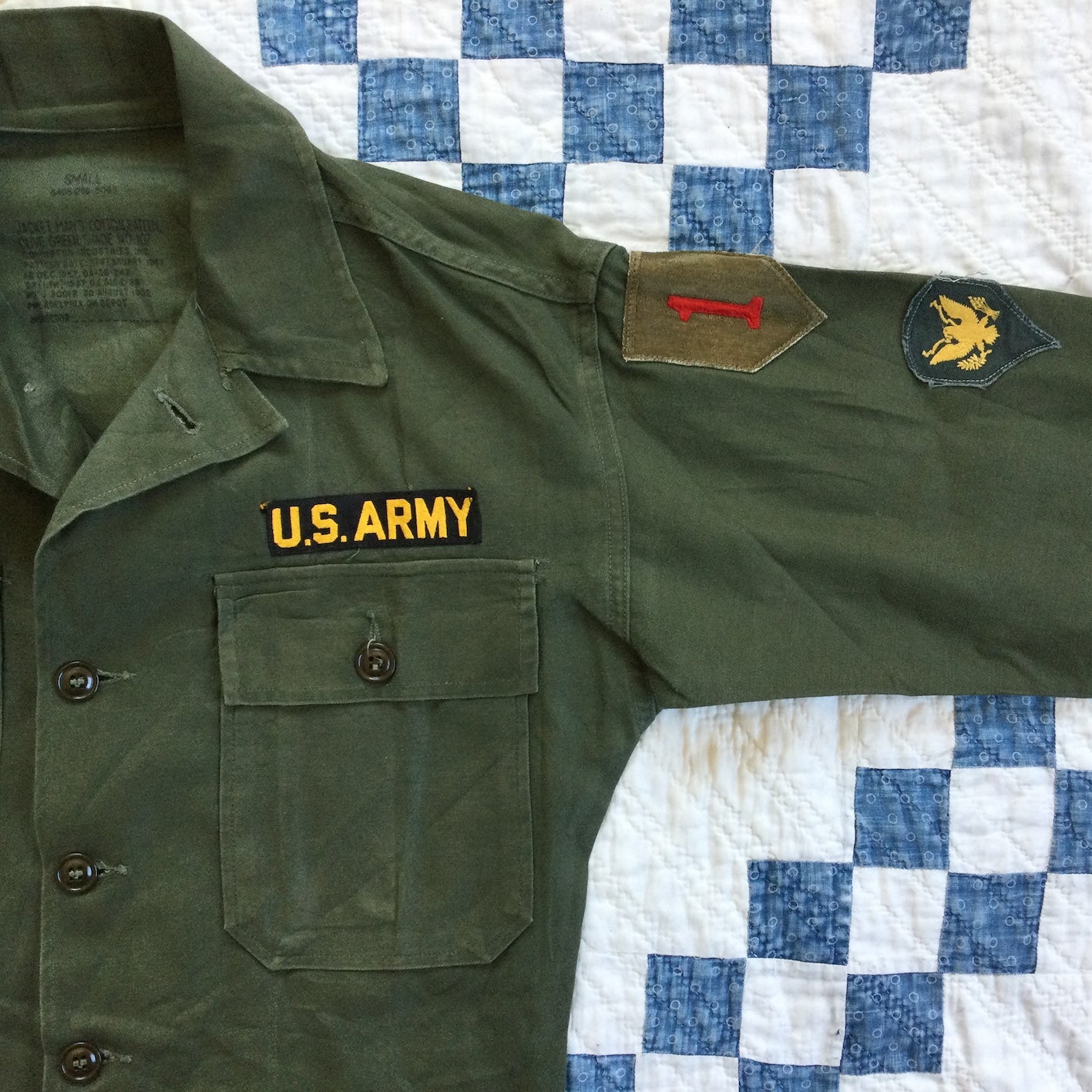 50's U.S.Army OG107 sateen jacket
