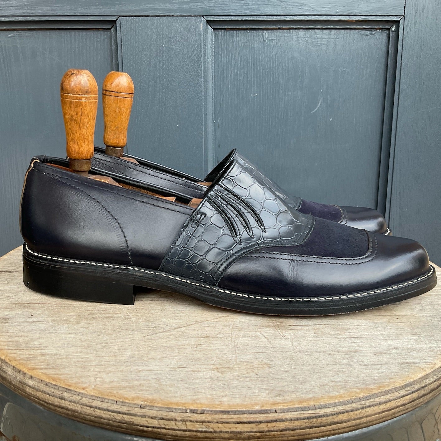N.O.S. 50's "Waukege Casuals" two-tone rockabilly shoes