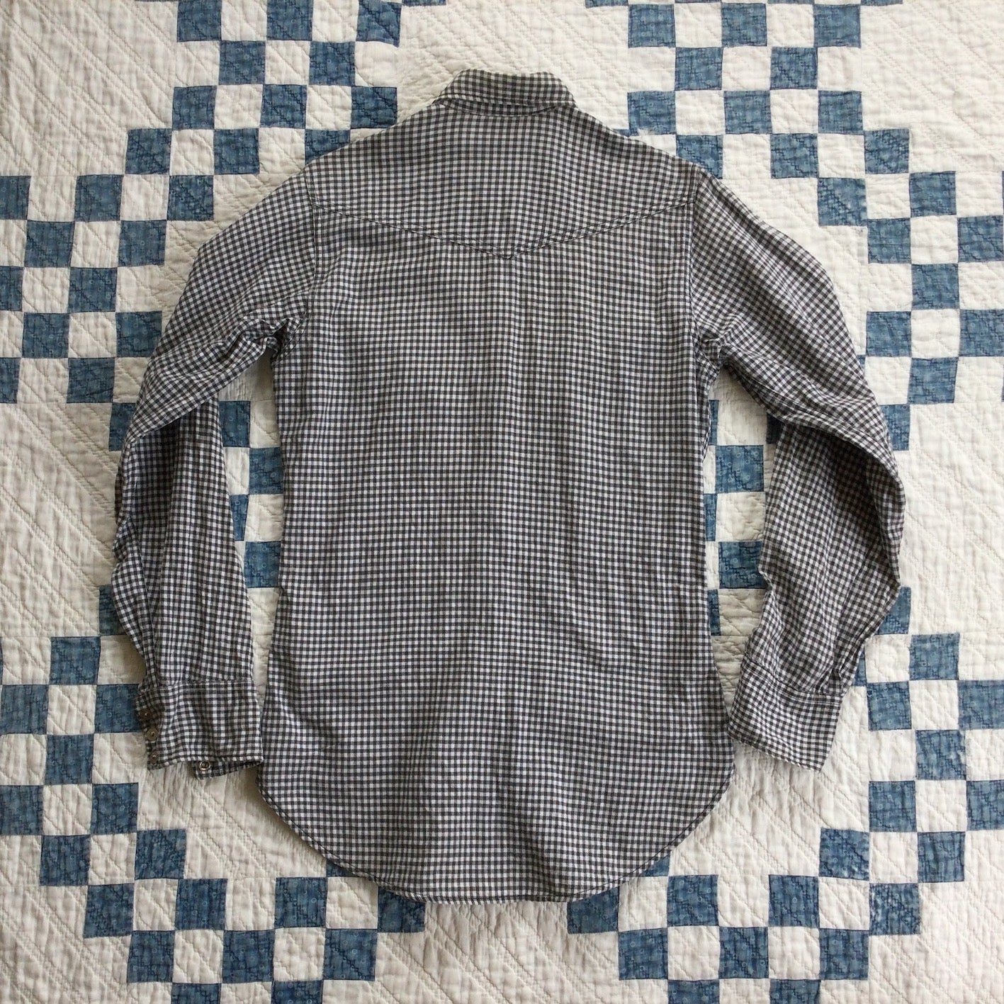 50's Roebucks gingham western shirt