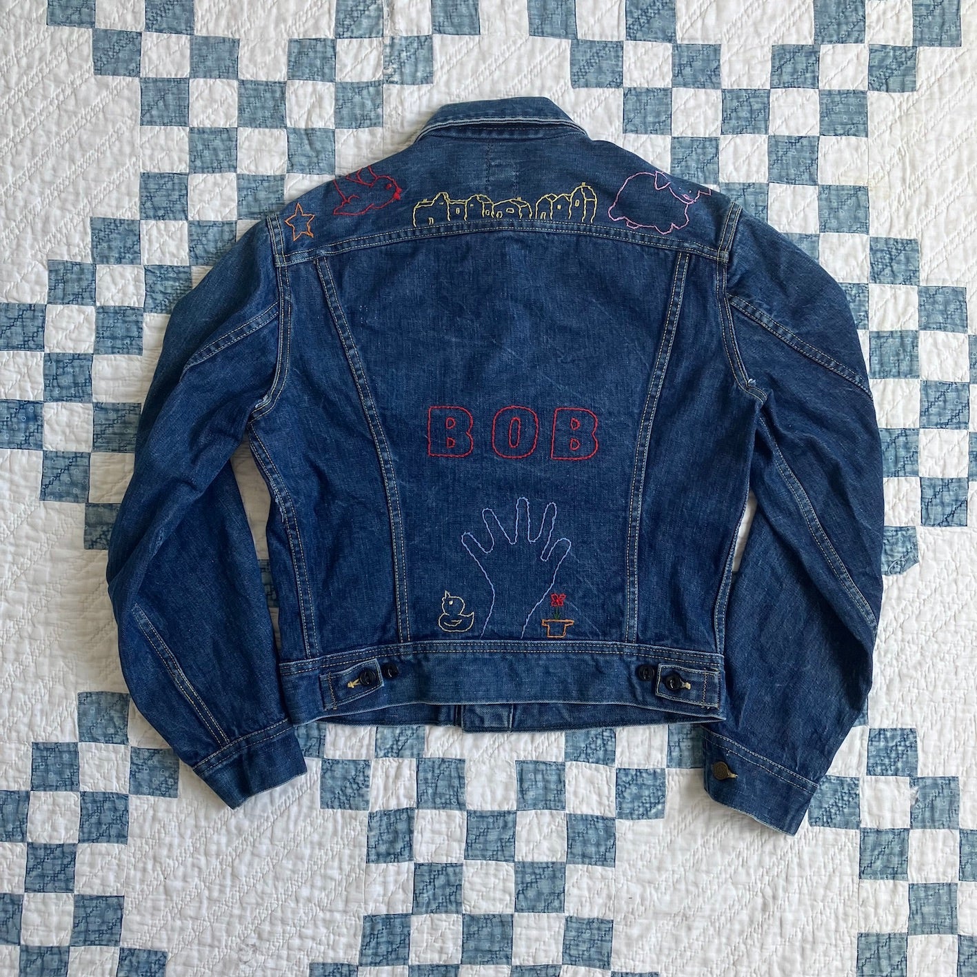 early 70's Lee 101-J w/ embroidery