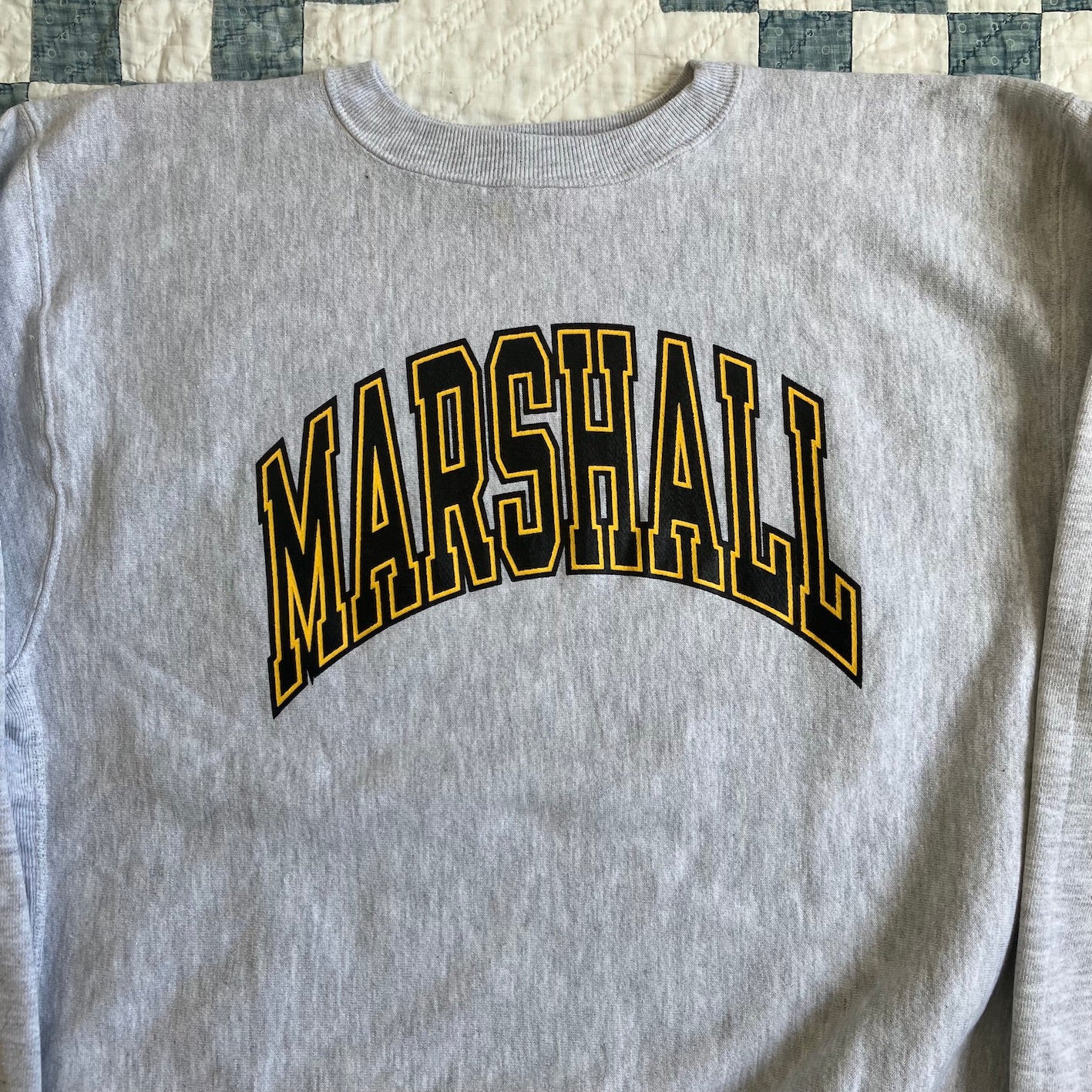 N.O.S. 90's Champion Reverse Weave "MARSHALL" made in USA