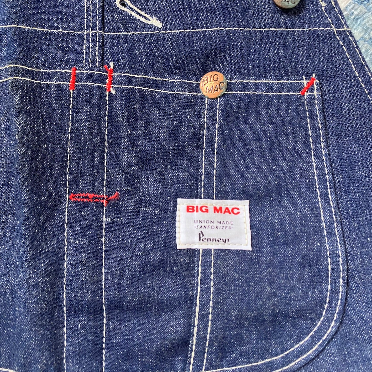 N.O.S. 60's BIG MAC denim overalls