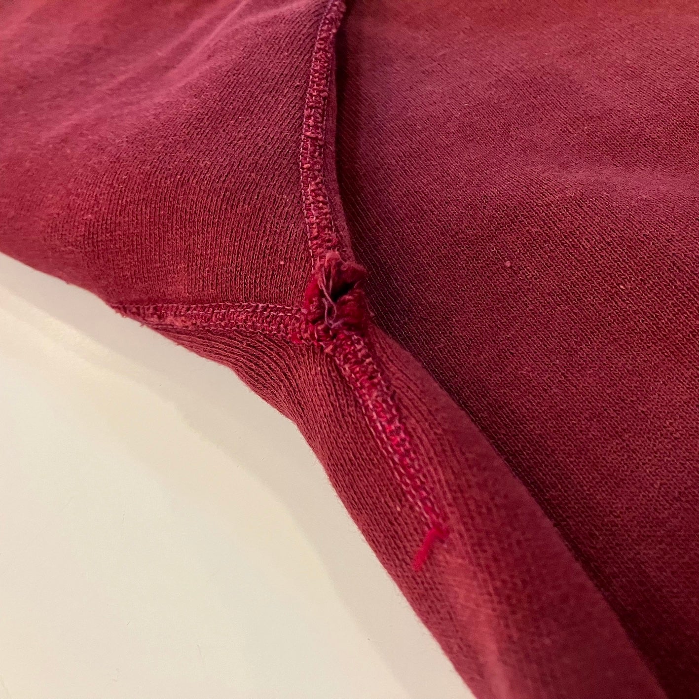 50's single-V sweat shirt "Senior 58"