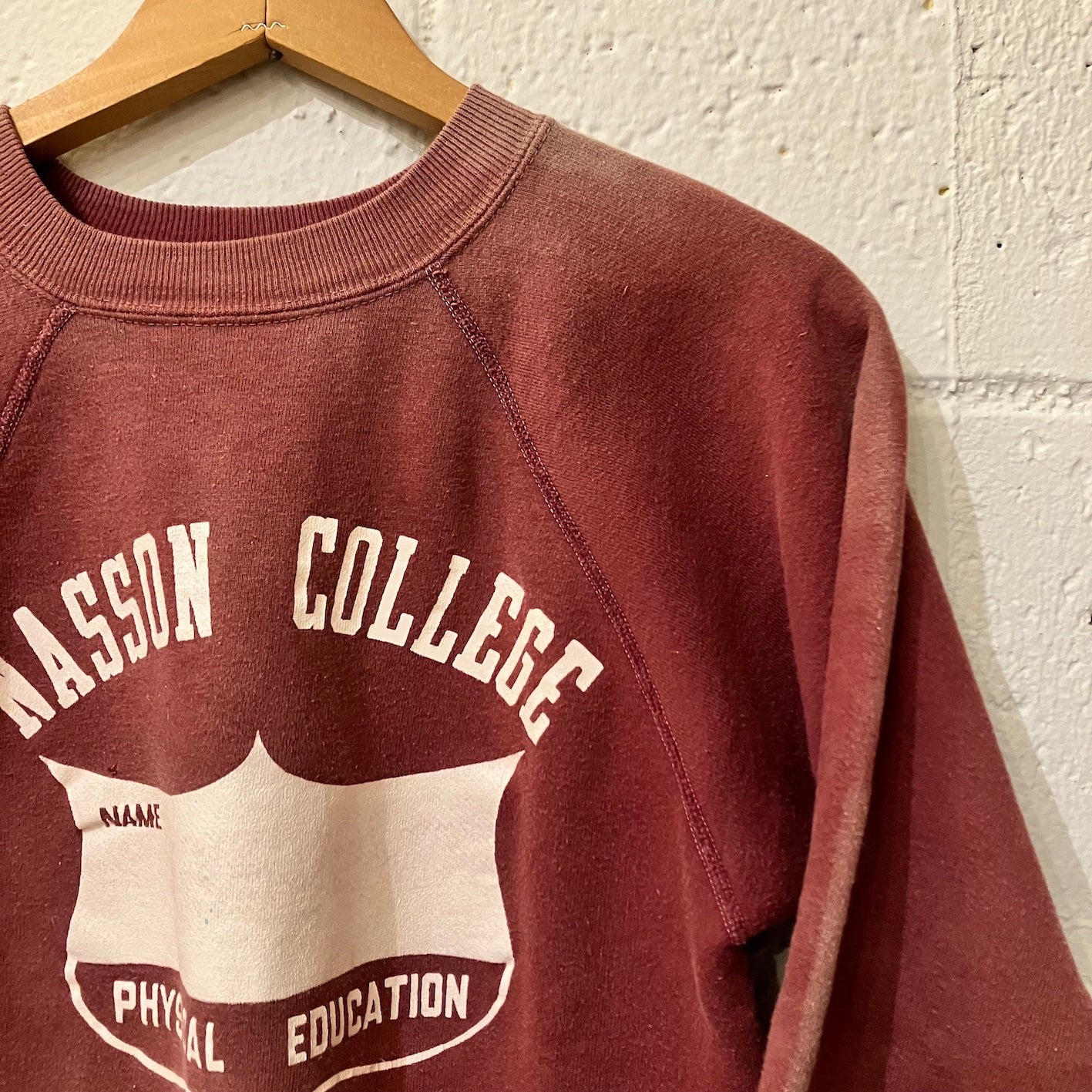 60's Hanes sweat shirt (sun faded)