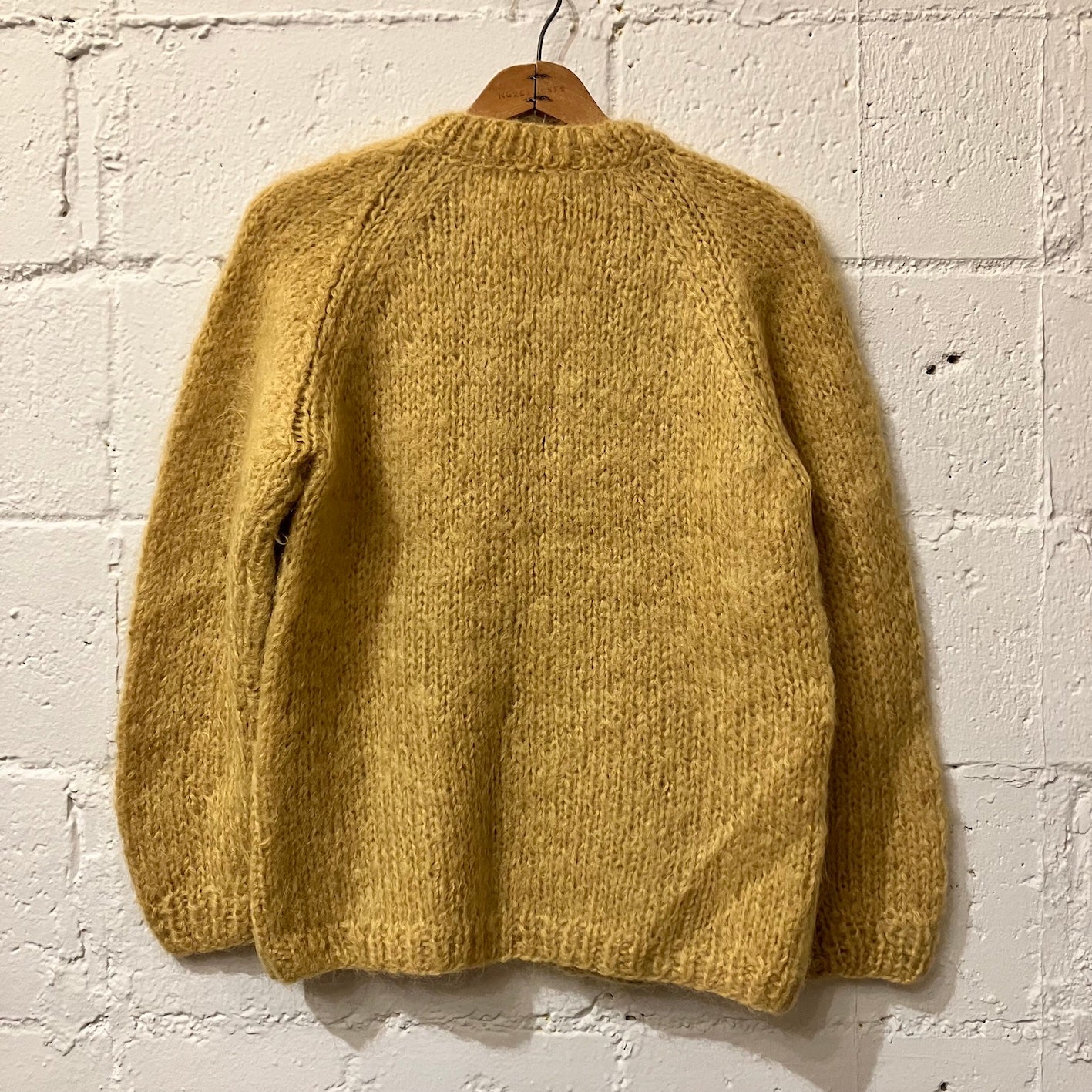 60's Montgomery Ward V-neck mohair sweater