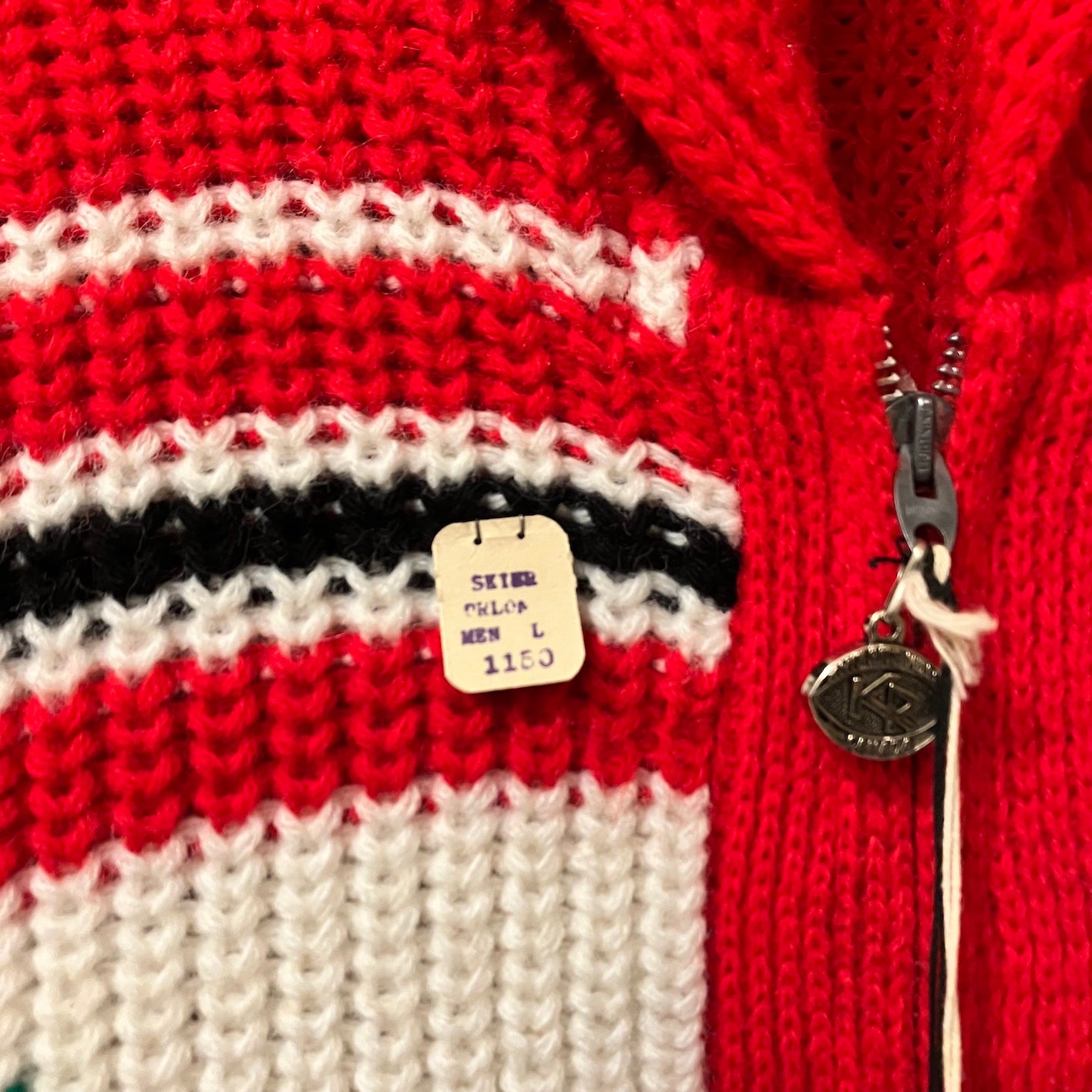 N.O.S. 60's~ Knit Rite Mills Cowichan sweater