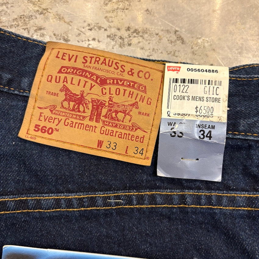 N.O.S. 99's Levi's 560 made in Mexico