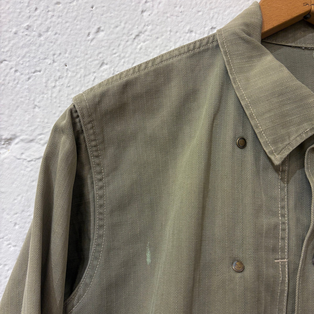 40's U.S.M.C. P-44 HBT jacket (w/ theater art)