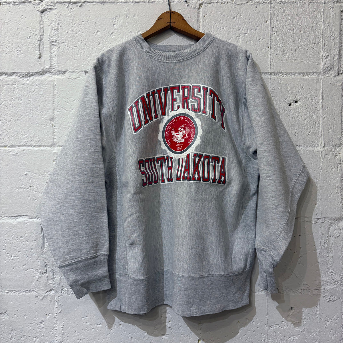 80's Champion Reverse Weave "University Of South Dakota (XL)