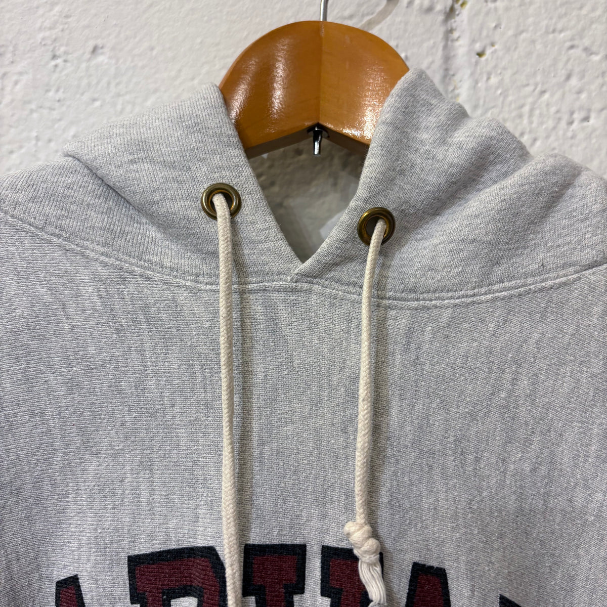 90's Champion Reverse Weave parka "HARVARD" (L/ water print)