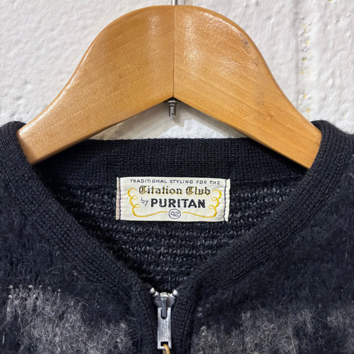 60's Puritan mohair cardigan (42/ mint condition)