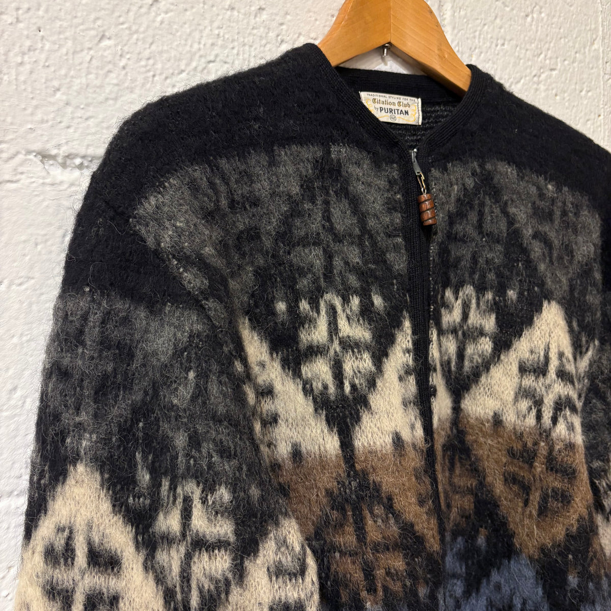 60's Puritan mohair cardigan (42/ mint condition)