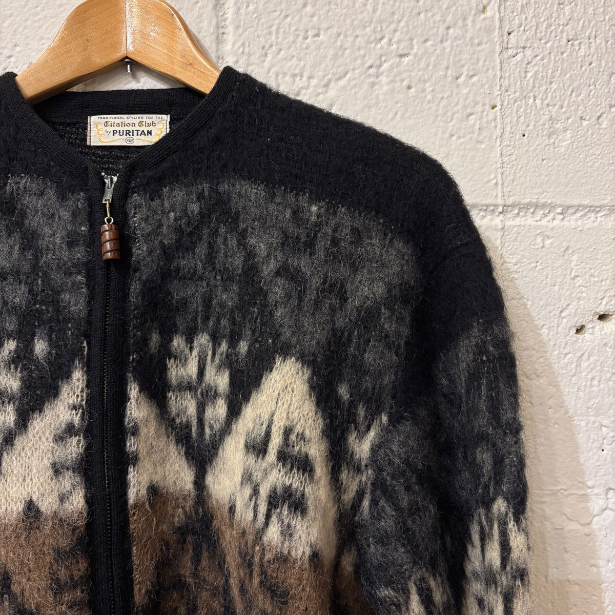 60's Puritan mohair cardigan (42/ mint condition)