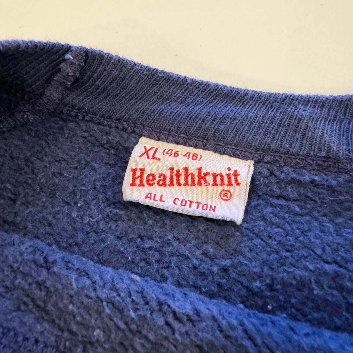 60's Healthknit sweat shirt　”UOSN" (size XL 46-48)