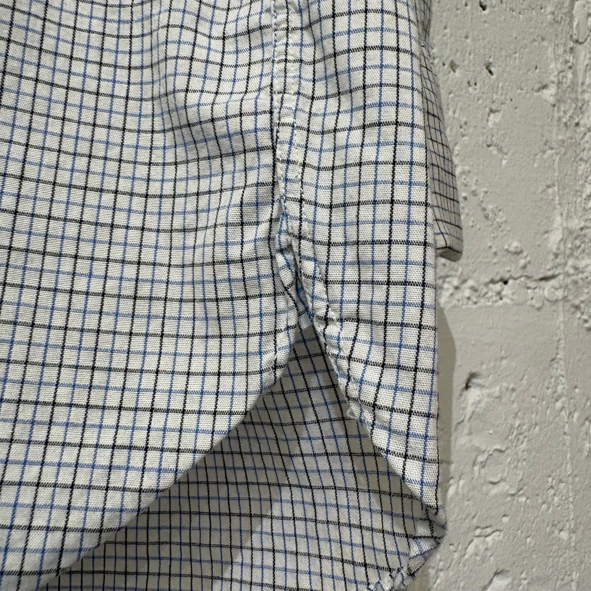 ~60's Arrow tattersall dress shirt (size 15-33)
